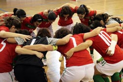 Futsal: seleção feminina nacional venceu torneio em Moscovo
