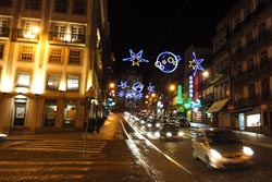 Vinte e cinco ruas portuenses iluminadas no Natal