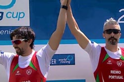 Remo: Pedro Fraga e Nuno Coelho conquistam prata na Taça do Mundo