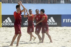 Portugal sagra-se campeão do mundo de futebol de praia