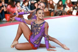 Atletas da Maia campeãs do mundo em ginástica acrobática