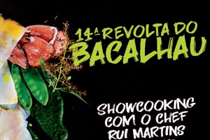 Chef Rui Martins orienta showcooking “Revolta do Bacalhau”