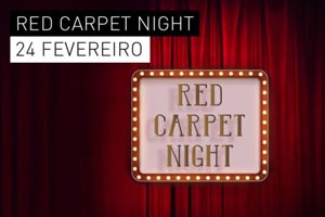 Red Carpet no Parque Nascente em noite de Óscares