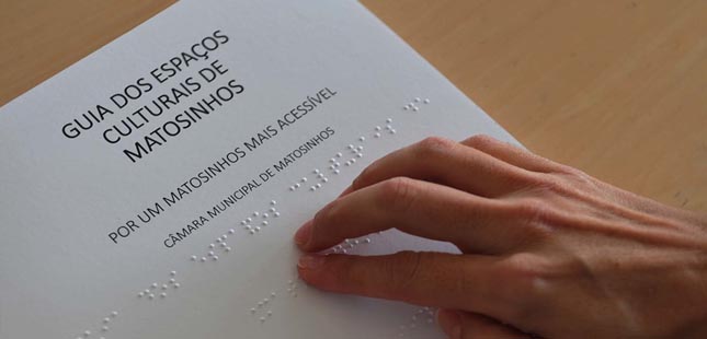 Matosinhos lança guia em Braille dos equipamentos culturais do concelho