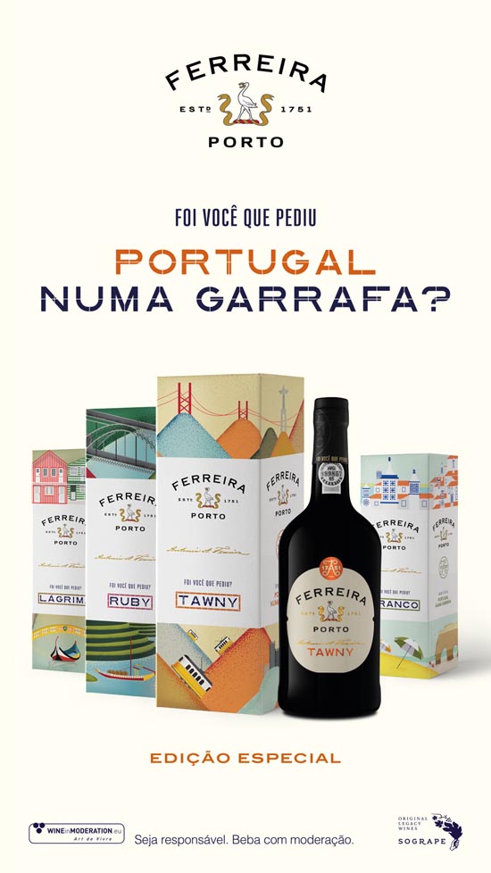 Porto Ferreira: Foi você que pediu Portugal numa garrafa?