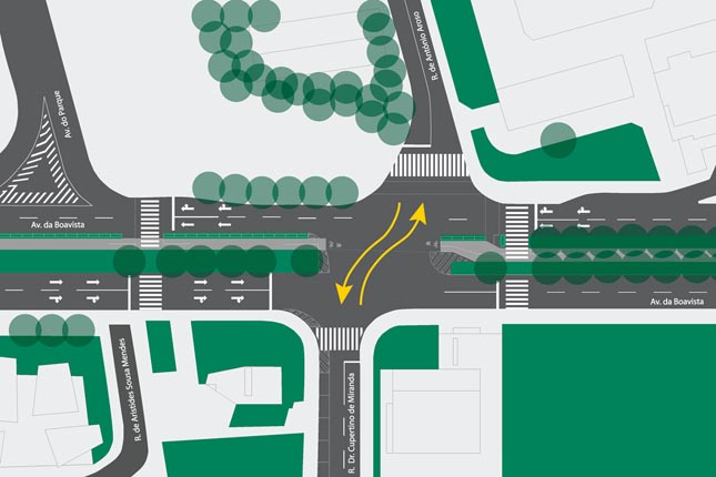 Câmara do Porto revela que novo cruzamento na Avenida da Boavista vai “facilitar a travessia e simplificar o trânsito”