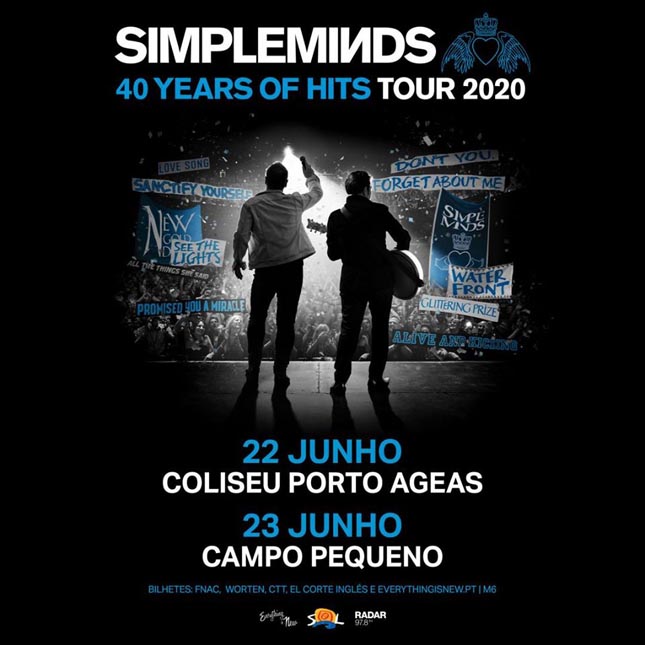 Simple Minds atuam no Porto em junho