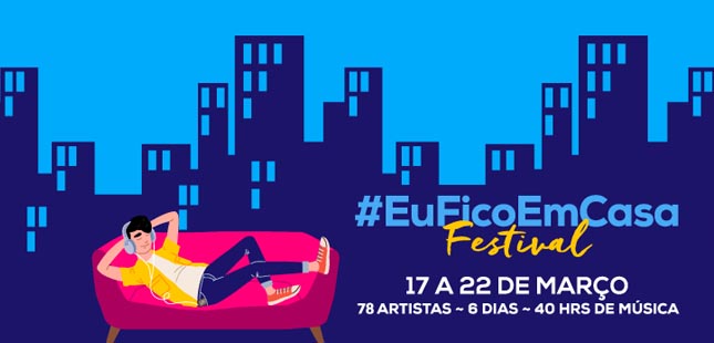 Festival Eu Fico em Casa: grandes nomes da música portuguesa em concerto no Instagram