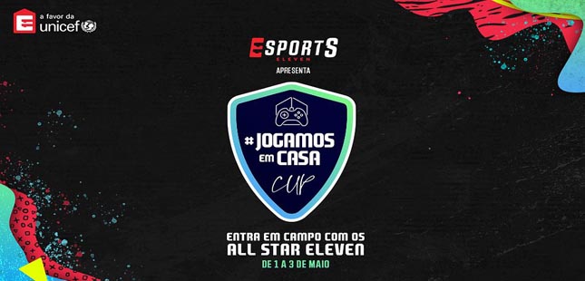 #JogamosEmCasa CUP, um torneio solidário contra a Covid-19