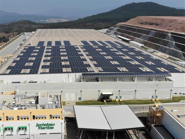 Jerónimo Martins investe mais de 1 ME em produção de energia solar fotovoltaica para autoconsumo