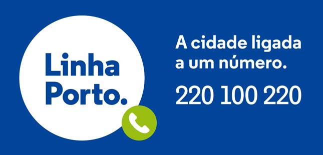 Linha Porto. atende uma média diária de 825 chamadas