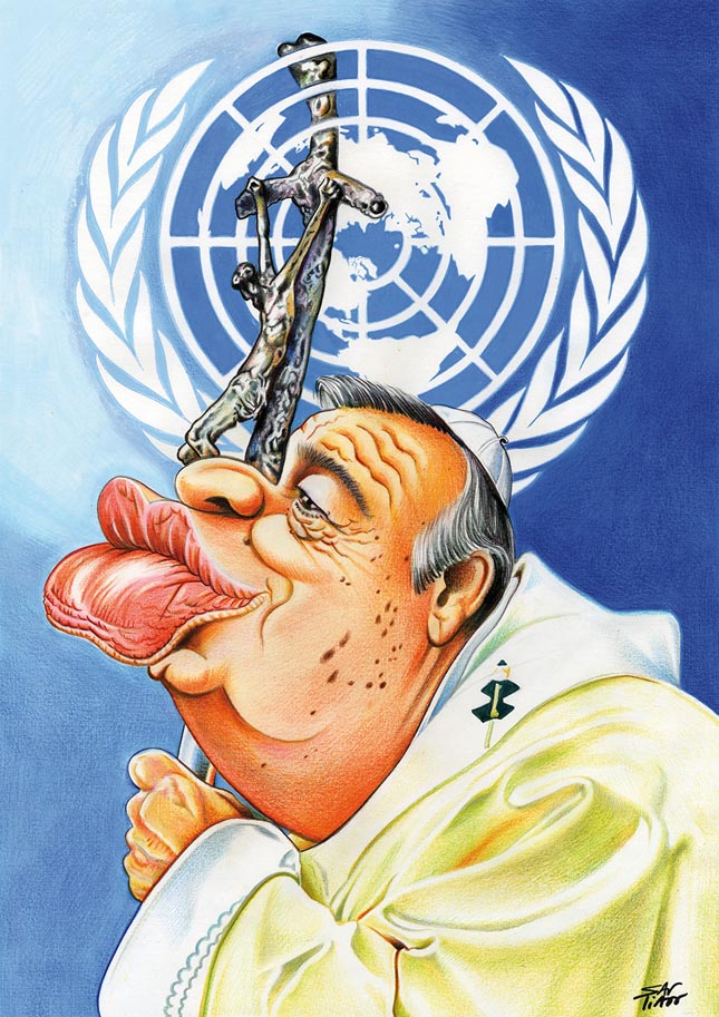 Caricaturas de António Guterres em exposição virtual