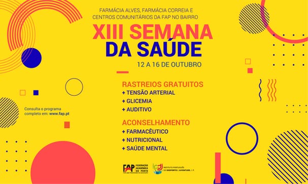 Federação Académica do Porto organiza nova edição da “Semana da Saúde”