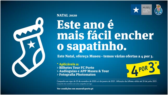 Museu FC Porto com “Campanha de Natal” até aos Reis