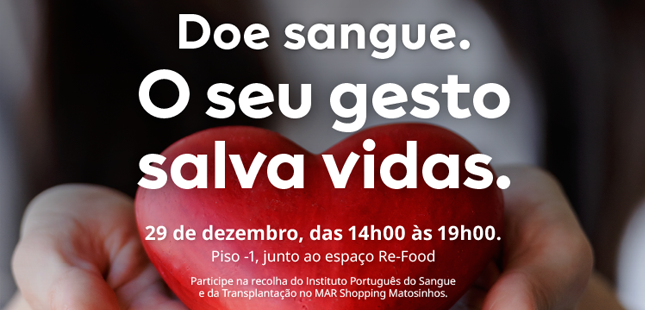 Mar Shopping Matosinhos e Instituto do Sangue apelam a dádivas de sangue