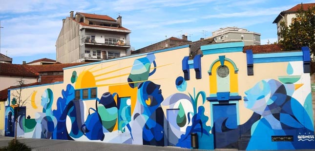 Porto tem um mural de homenagem às aguadeiras