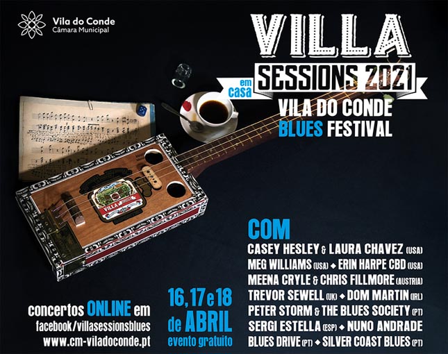Divulgado cartaz oficial do Vila do Conde Blues Festival 2021