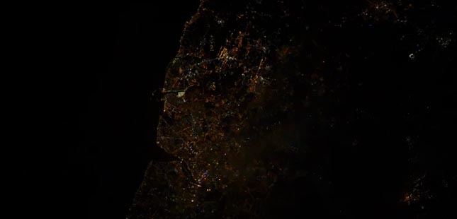 Astronauta fotografa Porto do espaço