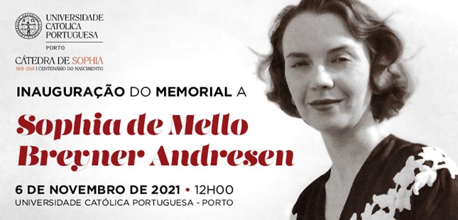 Porto inaugura memorial dedicado a Sophia de Mello Breyner Andresen