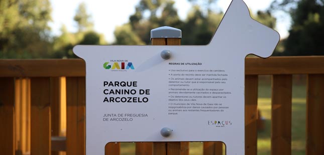 Gaia inaugura o primeiro parque canino do concelho