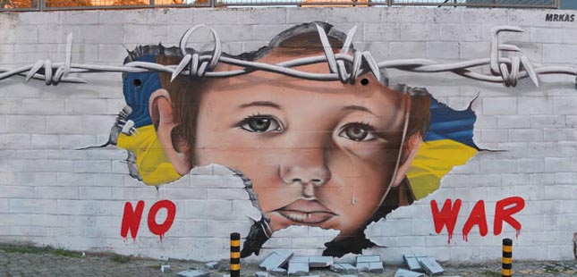 Porto tem novo mural de homenagem à Ucrânia