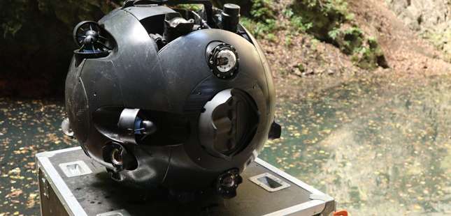Robot portuense bate recorde na exploração de cavernas inundadas