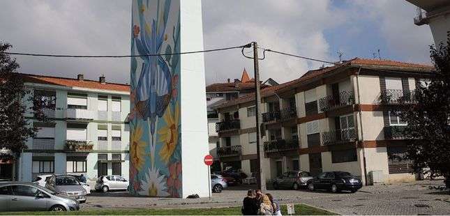 Há um novo mural de arte urbana para visitar em Gaia
