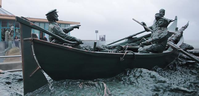 Gaia: Pescadores da Aguda homenageados com escultura