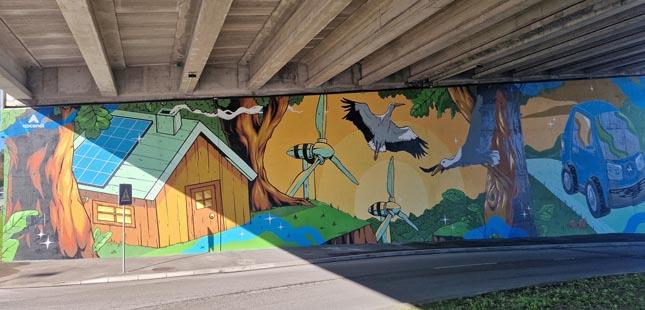 Há um novo mural de arte urbana para descobrir no Grande Porto