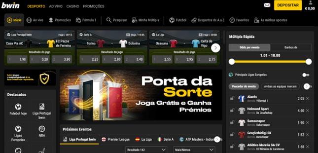 A Bwin é das melhores casas de apostas em Portugal