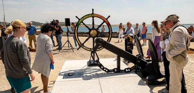 Monumento do Dia da Marinha 2023 oferecido ao Porto