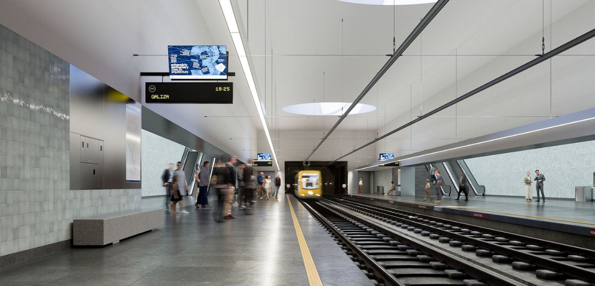 Metro do Porto: Futura estação do Hospital Santo António começa a ganhar forma (imagem)