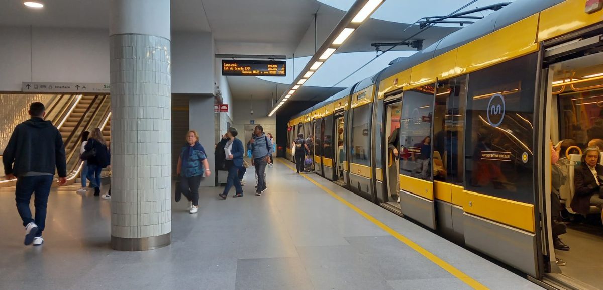 Metro do Porto transportou mais 21% de passageiros em 2023