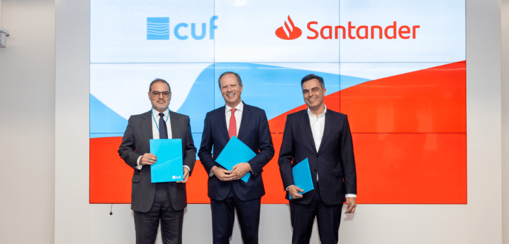 Santander e CUF juntam-se pela saúde numa parceria inovadora que promete